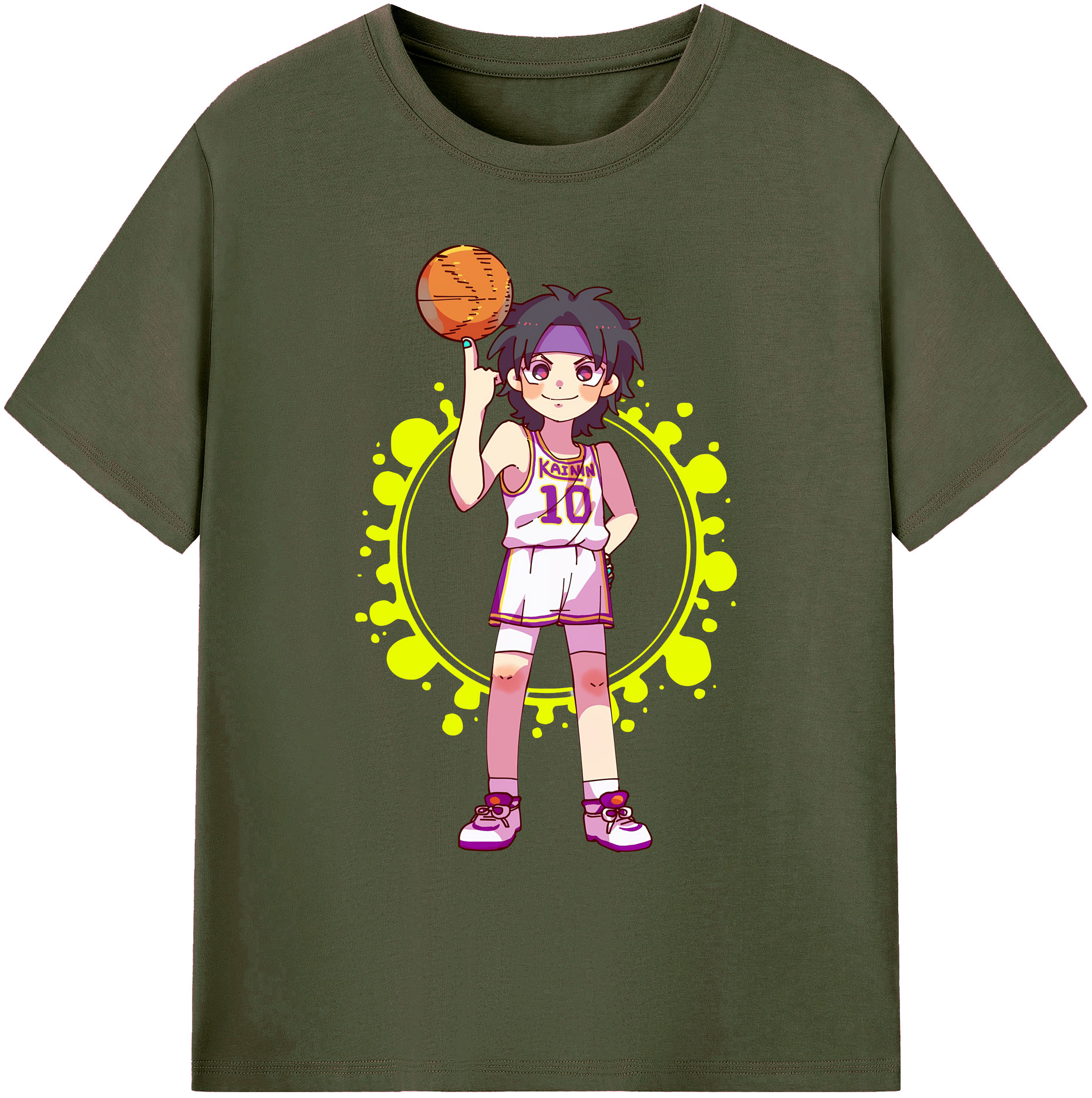 （画像用） SLAM DUNK／スラムダンク 綿100％ メンズ半袖Tシャツ｜肌触りやわらか＆通気性